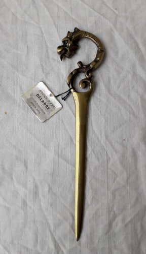 Coupe papier bronze