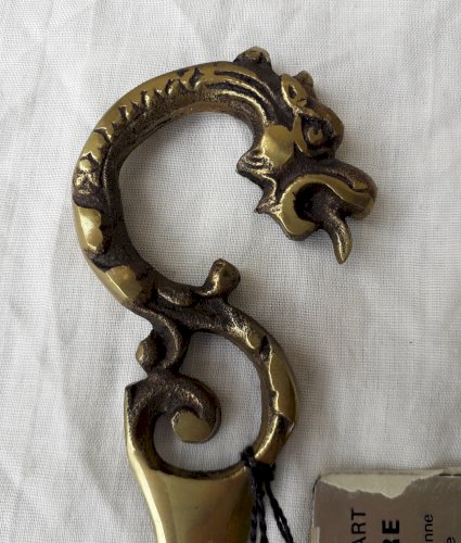 Coupe papier bronze