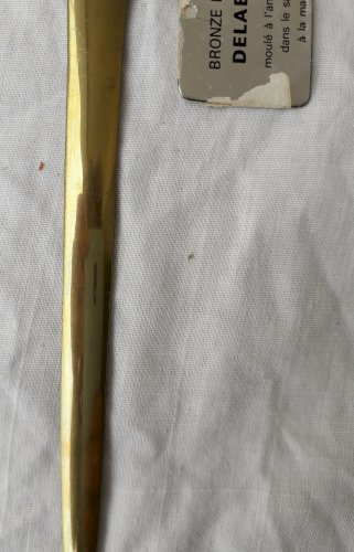 Coupe papier bronze