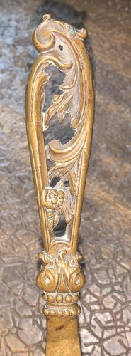 coupe papier en bronze de style rocaille XIXe
