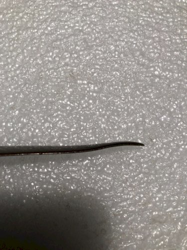 Coupe papier, Ouvre lettre ART DECO fleurs  G A Chenus en bronze 30,5 Cm