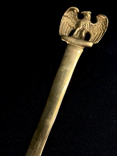 Coupe papier style Empire en bronze doré à décor de l'aigle impérial