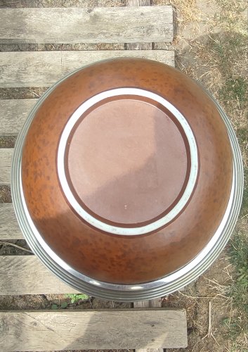 Coupe poterie Rinjani Lombok Indonésie Argile et rotin