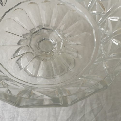 Coupe sur pied en verre