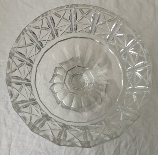 Coupe sur pied en verre