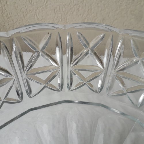 Coupe sur pied en verre