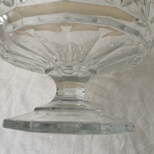 Coupe sur pied en verre