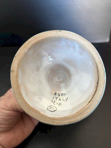 Coupe vide poche en Céramique  Italien vintage décoration stylisé