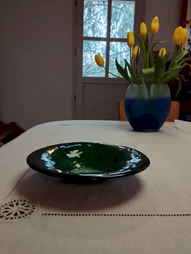 Coupe, vide-poche...  En émail Duban Et Christel à Limoges.