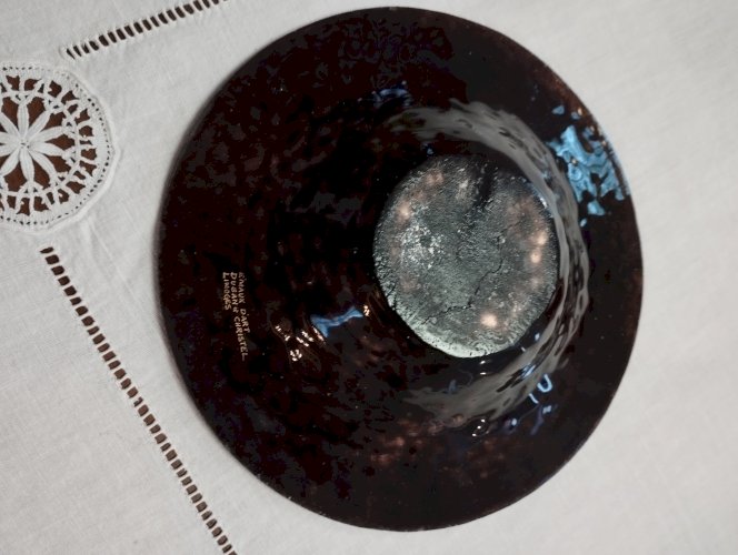 Coupe, vide-poche...  En émail Duban Et Christel à Limoges.