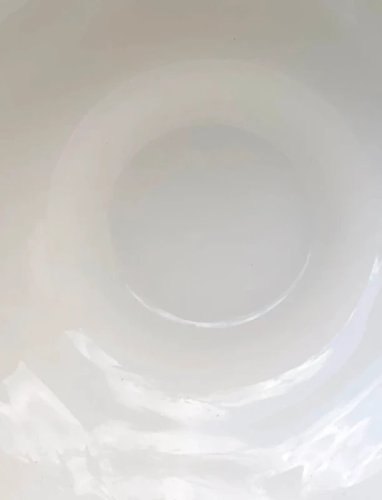 Coupe vintage blanche en opaline