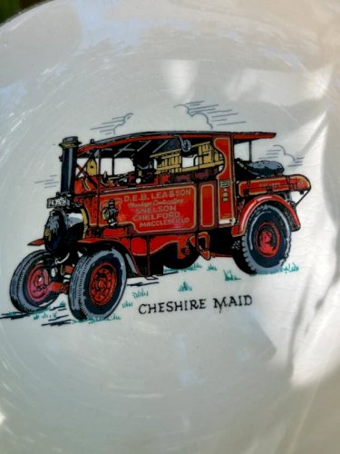 Coupelle / cendrier vintage en porcelaine