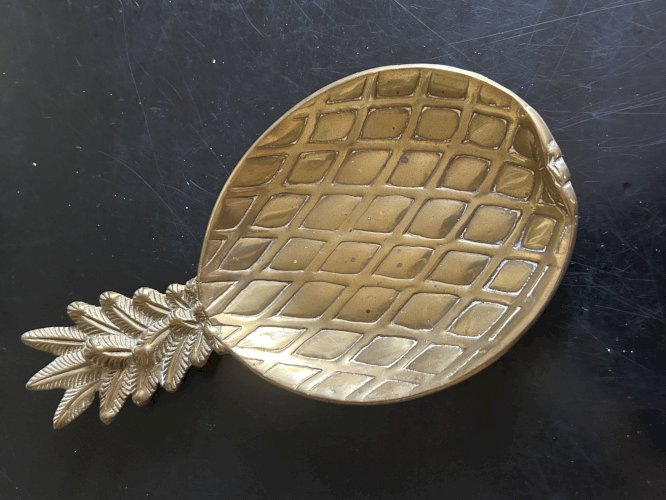 coupelle en laiton ananas