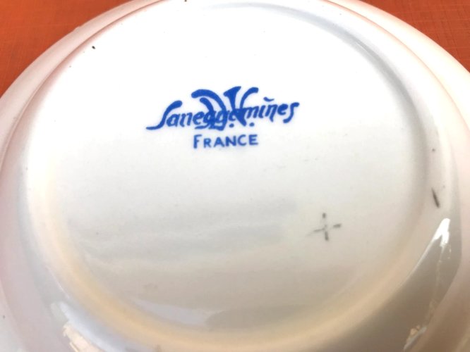 Coupelle / Ramasse-Monnaie  Schweppes " Indian Tonic " Sarreguemines France 