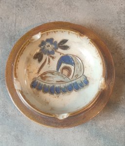 Bowl signed by Antoine Dubois, Montoise ceramics, 1930s–1940s.
