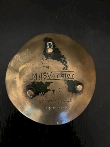 coupelle vide poche bronze signé M Le Verrier cheval antique décoration