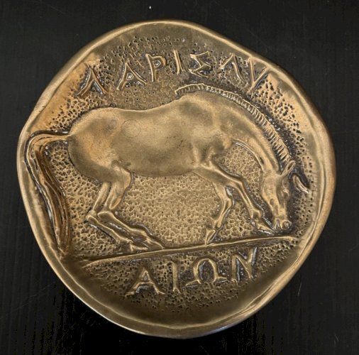 coupelle vide poche bronze signé M Le Verrier cheval antique décoration