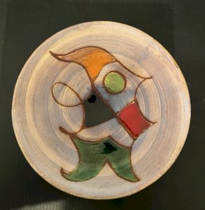 coupelle vide poche céramique émaillée Marie-Christine Treinen Vallauris XXème