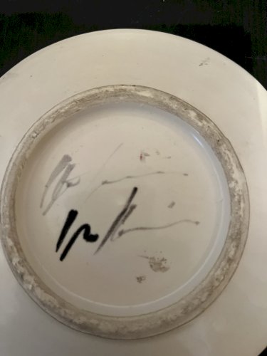 coupelle vide poche céramique émaillée Marie-Christine Treinen Vallauris XXème