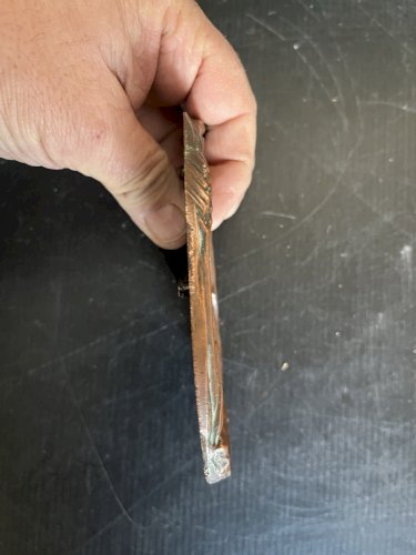 Coupelle vide-poche  en régule à décor d'oisillons