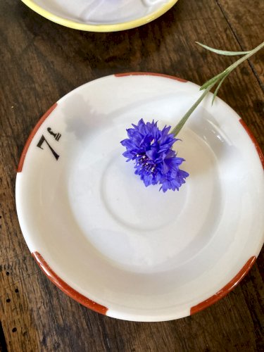 Coupelles de bistrot en porcelaine, Début XXe siècle