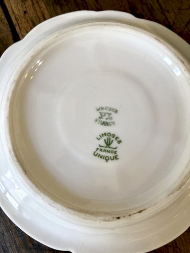 Coupelles de bistrot en porcelaine, Début XXe siècle
