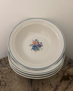 Coupelles rétro vintage Stoneware Bouquet Provençal