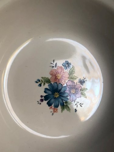 Coupelles rétro vintage Stoneware Bouquet Provençal