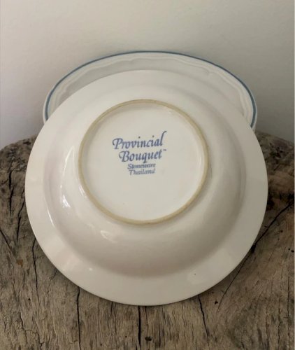 Coupelles rétro vintage Stoneware Bouquet Provençal