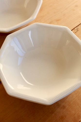 Coupelles vintage porcelaine anglaise Johnson Brothers modèle Perle