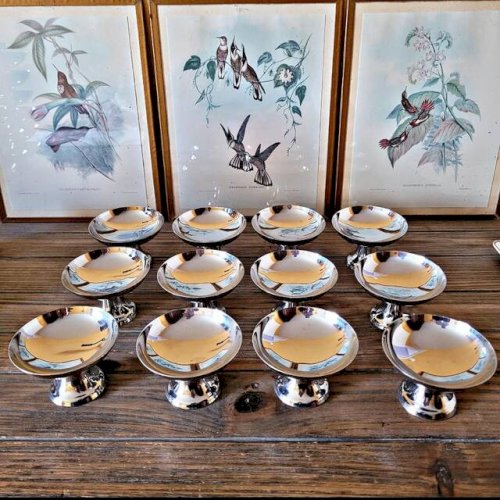 Coupes à glaces inox vintage Guy Degrenne (jusquà 18 disponibles)