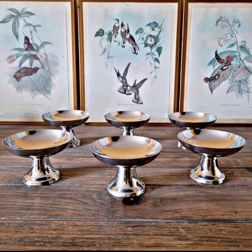 Coupes à glaces inox vintage Guy Degrenne (jusquà 18 disponibles)