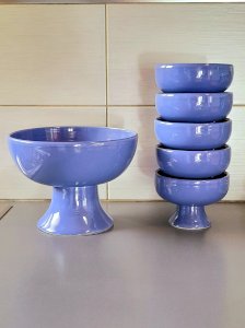 Coupes en céramique ,service à desserts 