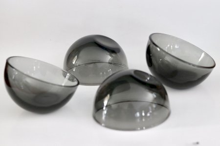 Coupes en verre fumé La Rochère