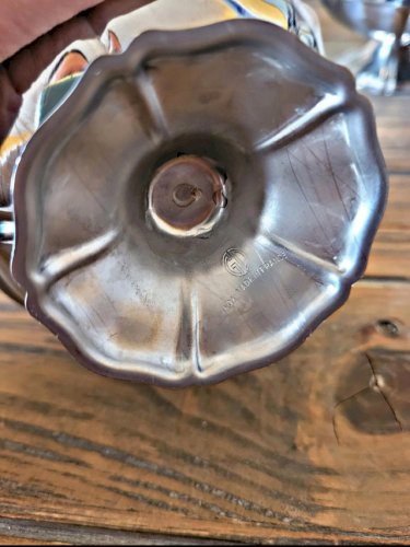 Coupes glaces inox Guy Degrenne, coupes basses forme de fleur