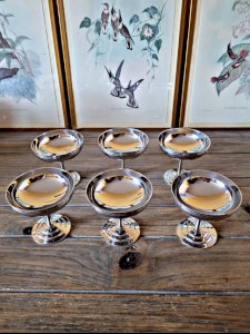 Coupes Létang Rémy pour glace, dessert en inox 18/10 (lot de 6)