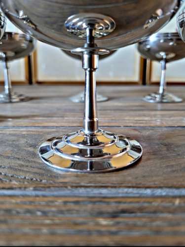 Coupes Létang Rémy pour glace, dessert en inox 18/10 (lot de 6)