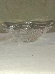 cut crystal bowl in good condition