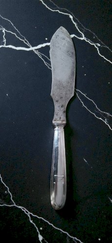 Couteau à beurre en argent Art déco