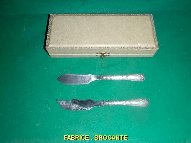 COUTEAU + PELLE A SERVIR ET A DECOUPER EN BOITE