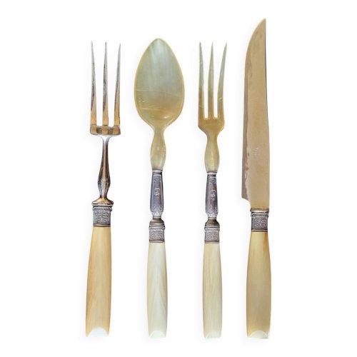 Couverts Gigot / Salade en bakélite