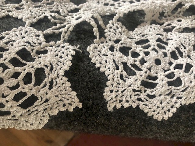 COUVRE-LIT EN CROCHET VINTAGE