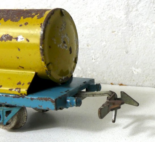 CR wagon citerne Shell – train ancien tôle lithographiée France années 50