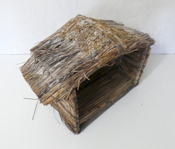 crèche Devineau – petite étable pour santons – Noël vintage