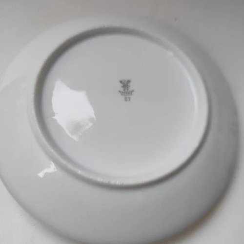Cremier en porcelaine CT Altwasser Silesia, style Copenhague