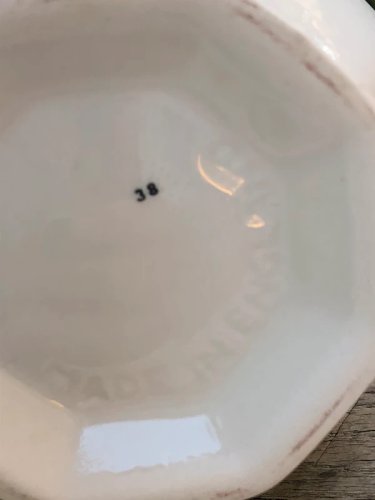Crémier England vintage en porcelaine