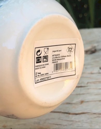 Crémier motifs géométriques