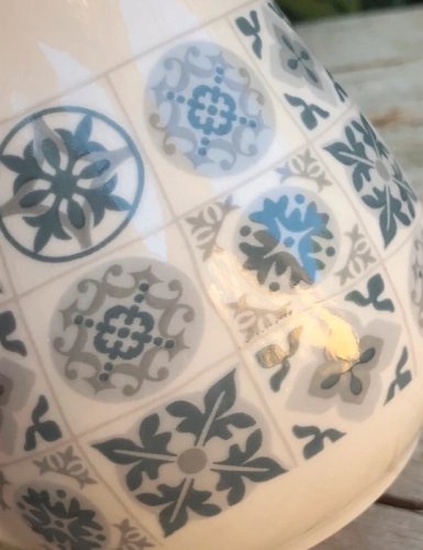 Crémier motifs géométriques