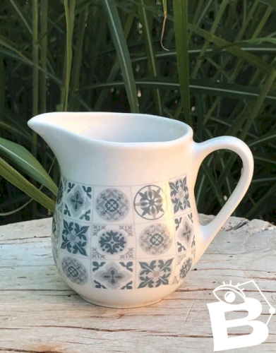 Crémier motifs géométriques