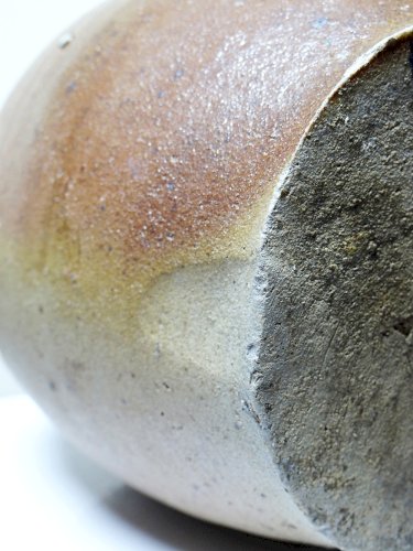 Cruche ancienne XIXe-XXe grès de Puisaye artisanal vernissée